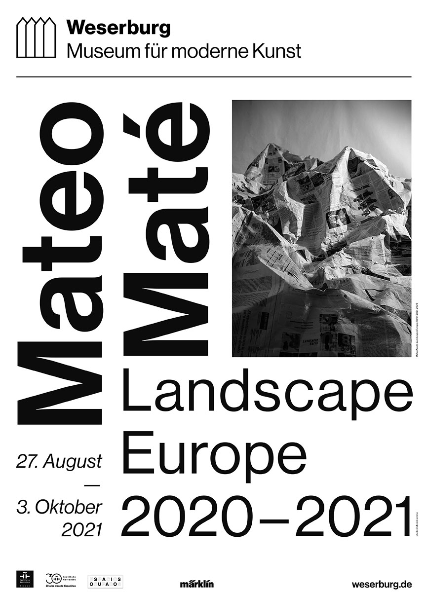 Cartel exposición Weserburg Mateo Maté